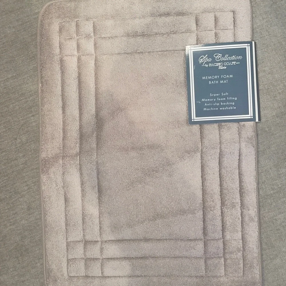 Spa Collection Pacific Coast Memory Foam Bath Mat